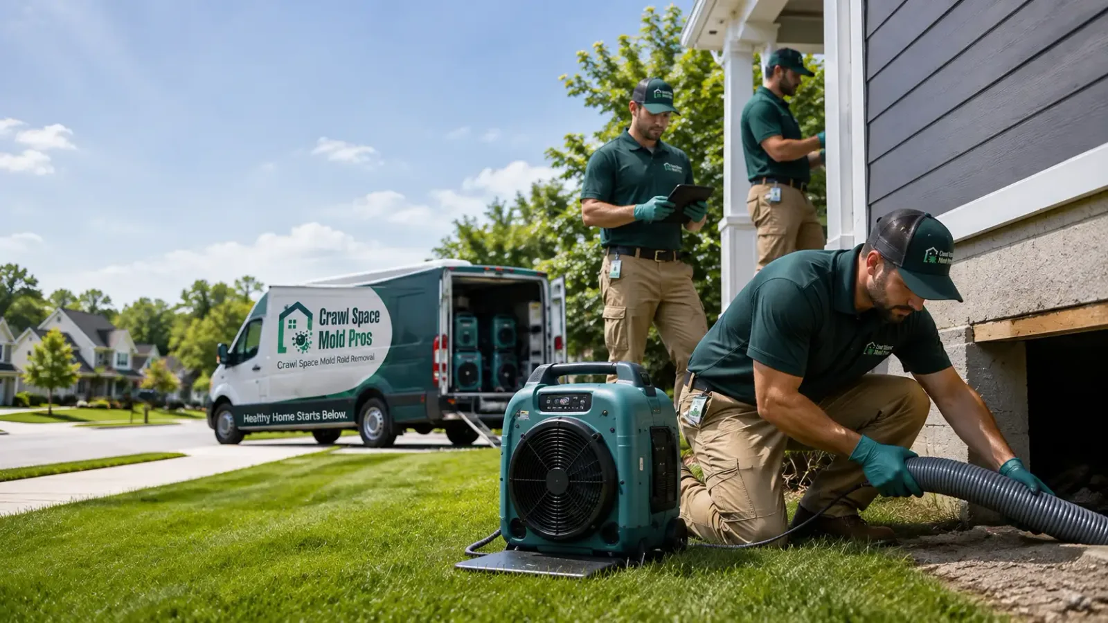 Crawl Space Mold Removal in Mikado, MI